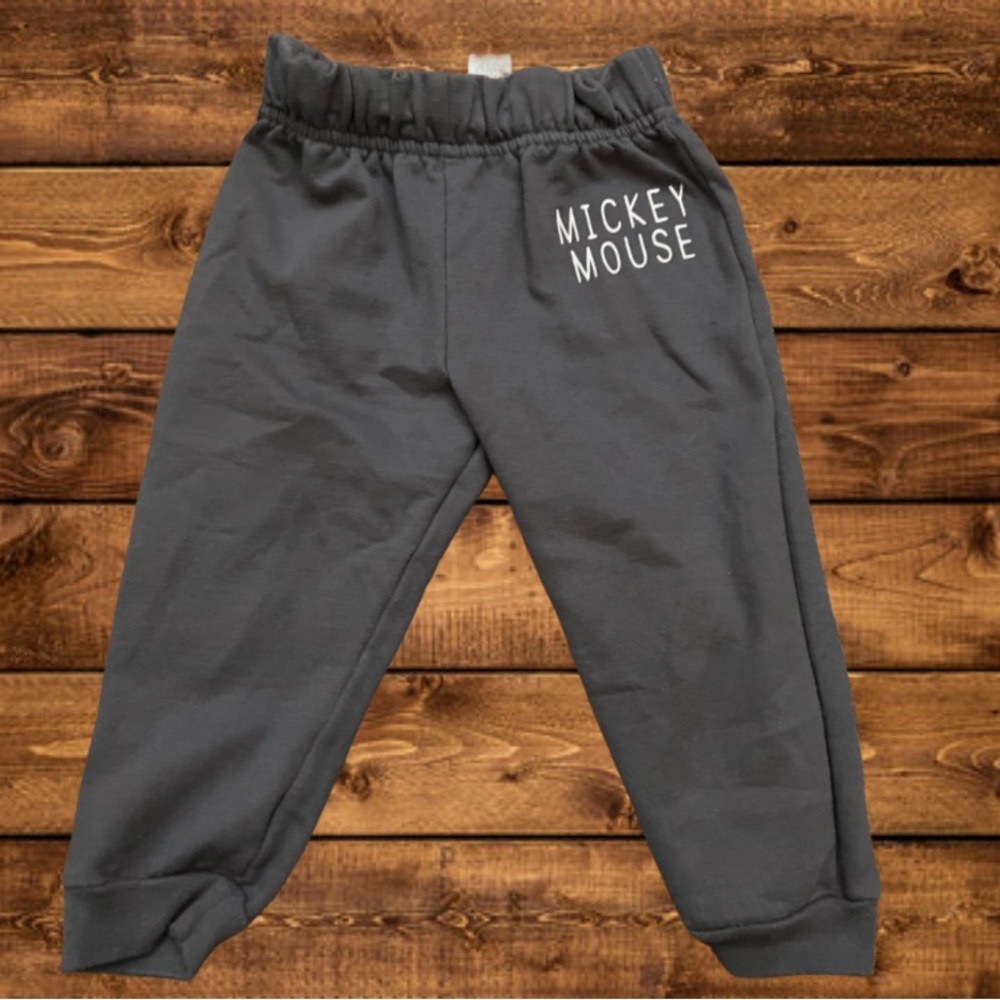Mickey Mouse Kids Charcoal Jogger Pants